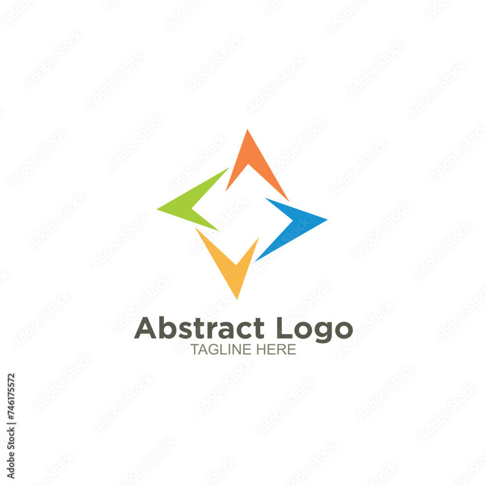 Abstract logo design element