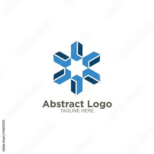 Abstract logo design element