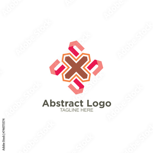 Abstract logo design element
