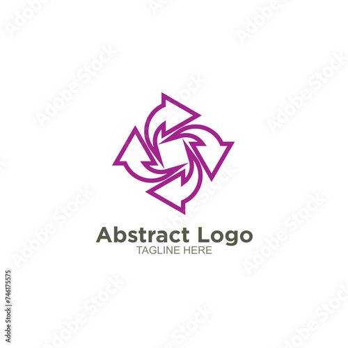 Abstract logo design element