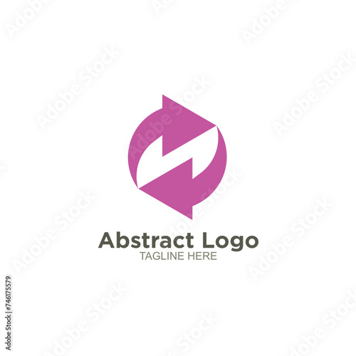 Abstract logo design element