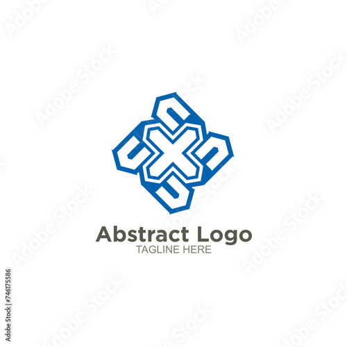 Abstract logo design element