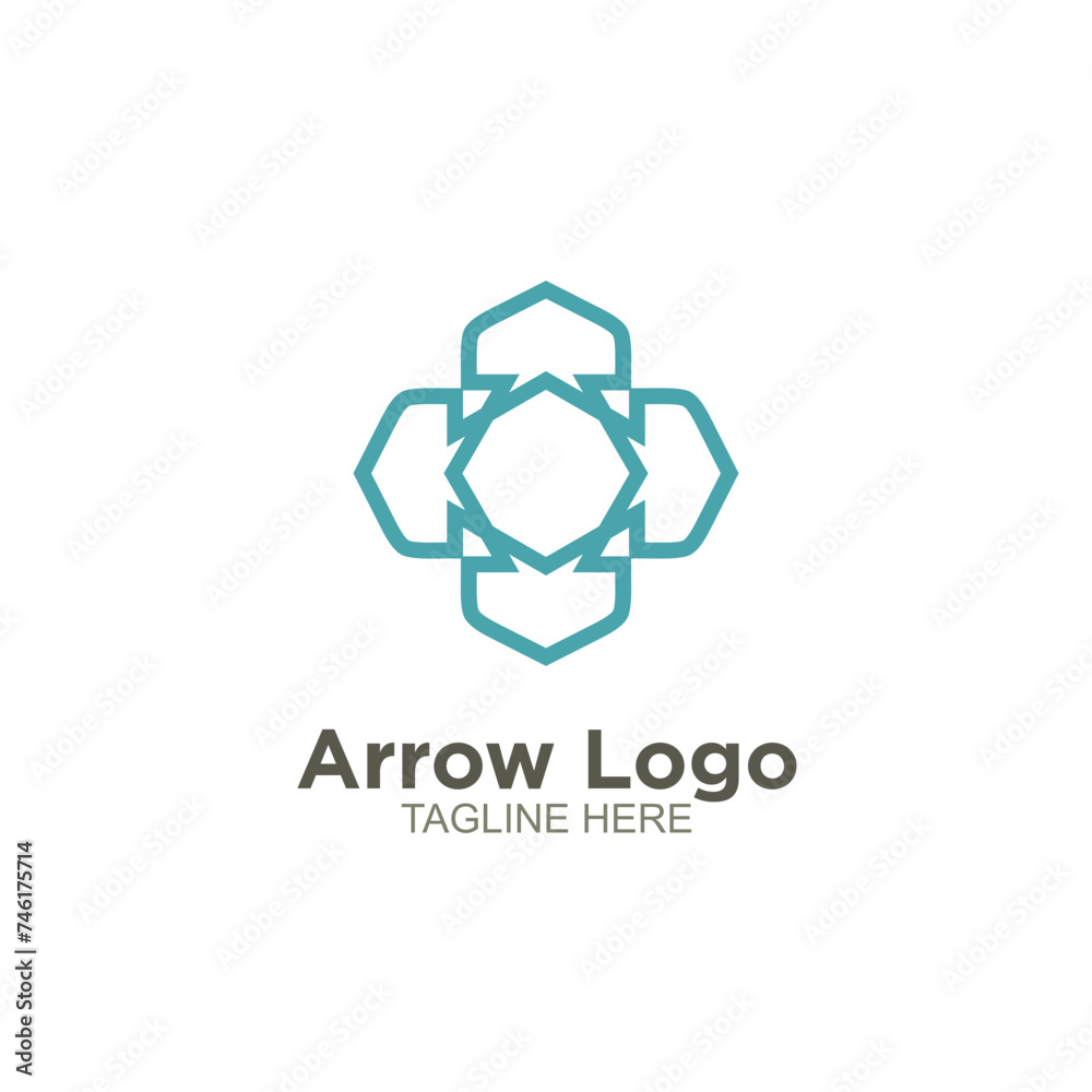 Fototapeta premium Element arrow logo design