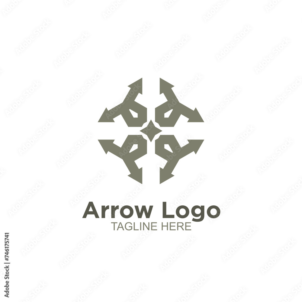 Element arrow logo design Element arrow logo design