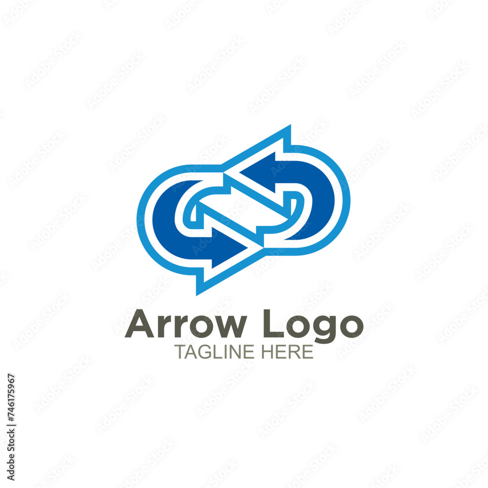 Arrow business logo design Arrow business logo design