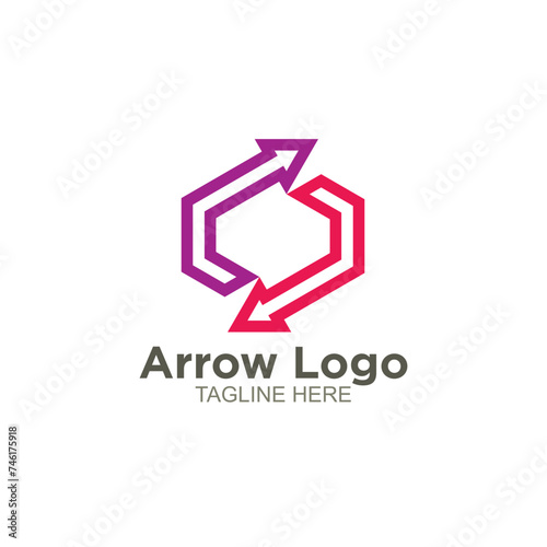 Arrow business logo design