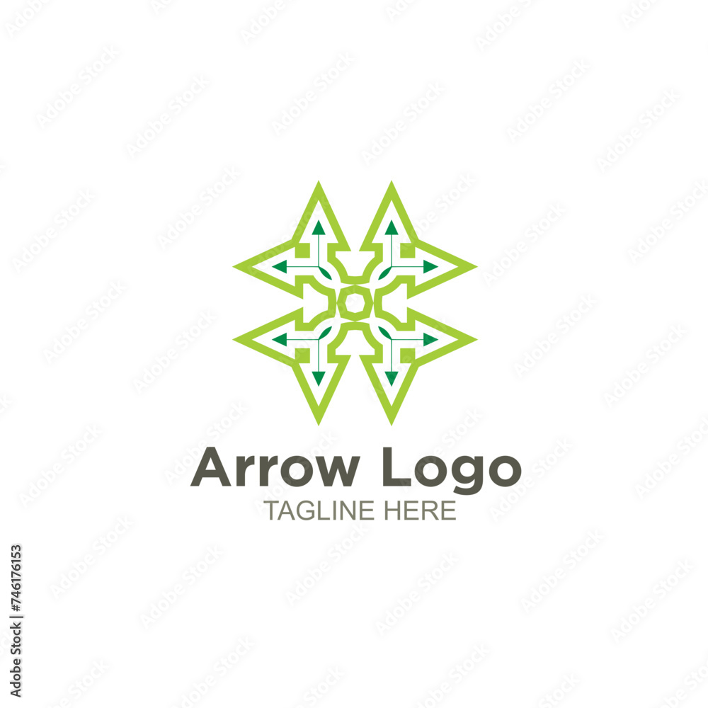 Obraz premium Arrow logo company design