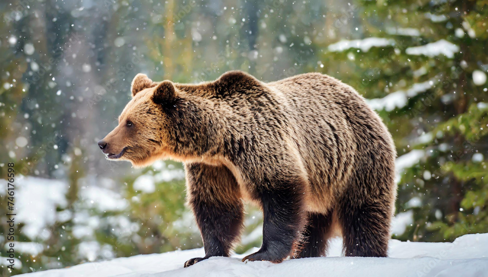 Obraz premium Niedźwiedź
