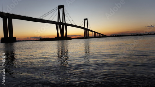 bridge at sunset © Santiago