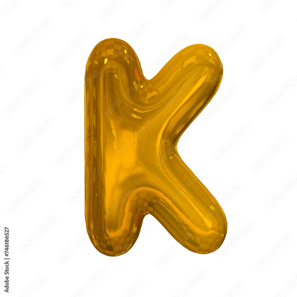 Fototapeta premium 3D Golden Text