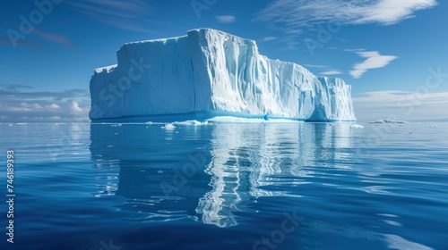iceberg with penguins © KRIS