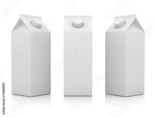 Blank Milk Container