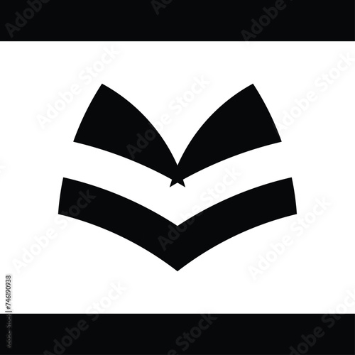 abstract vector monogram design, this design is suitable for brands