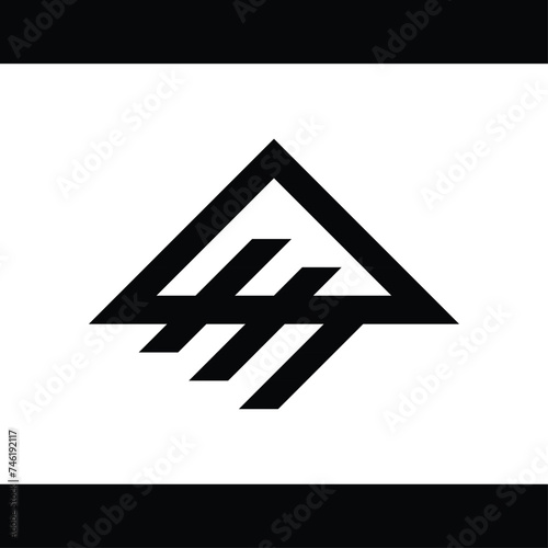 abstract vector monogram design, this design is suitable for brands