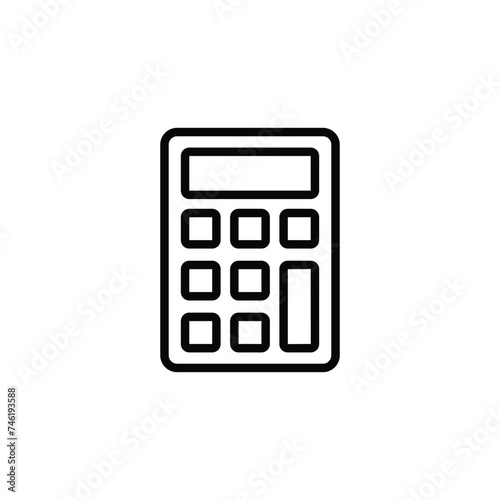 calculator icon vector