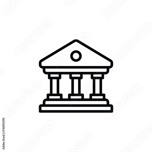 bank icon vector © Rahayu
