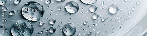 AI art, water drop background 水滴の背景
