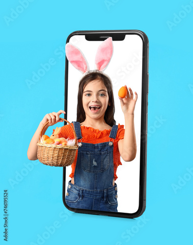 Modern smartphone isolated ...