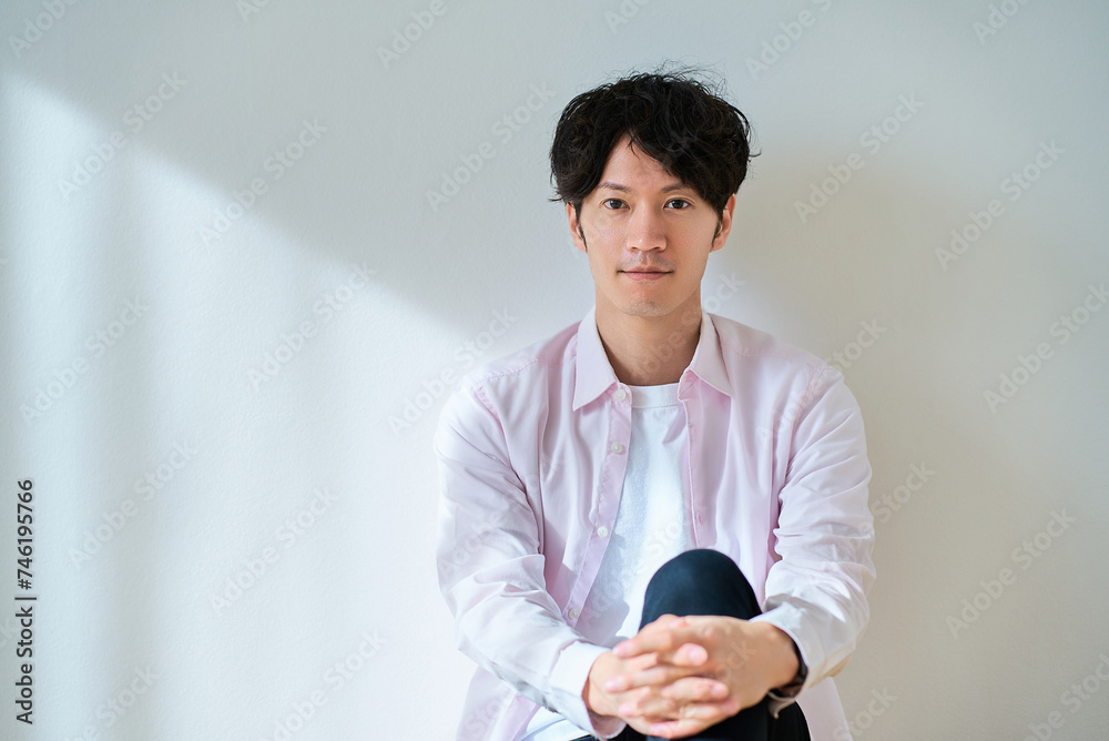 若い男性のポートレート