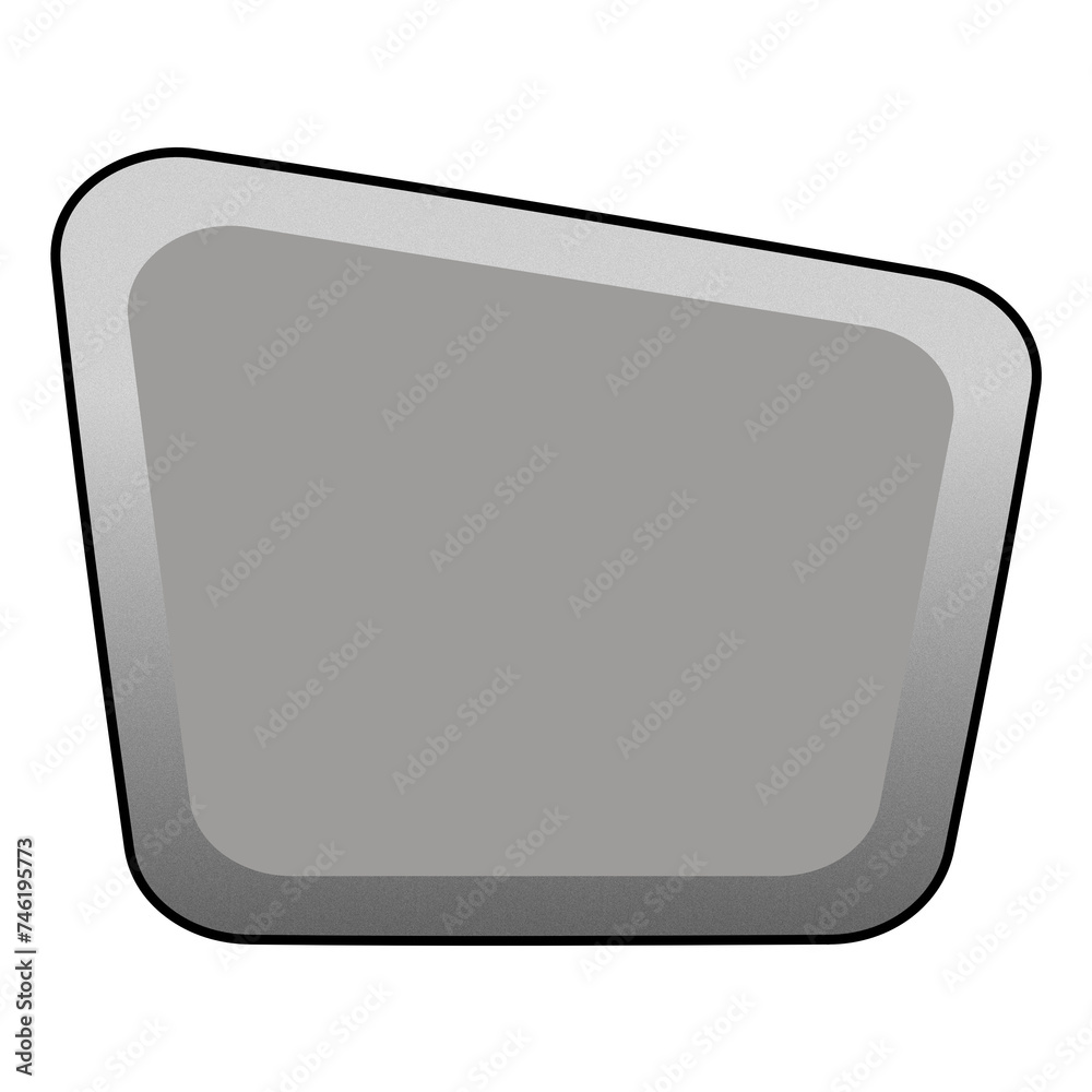 abstract quadrilateral frame with silver-gray gradient fill and silver-gray gradient border abstract quadrilateral frame with silver-gray gradient fill and silver-gray gradient border