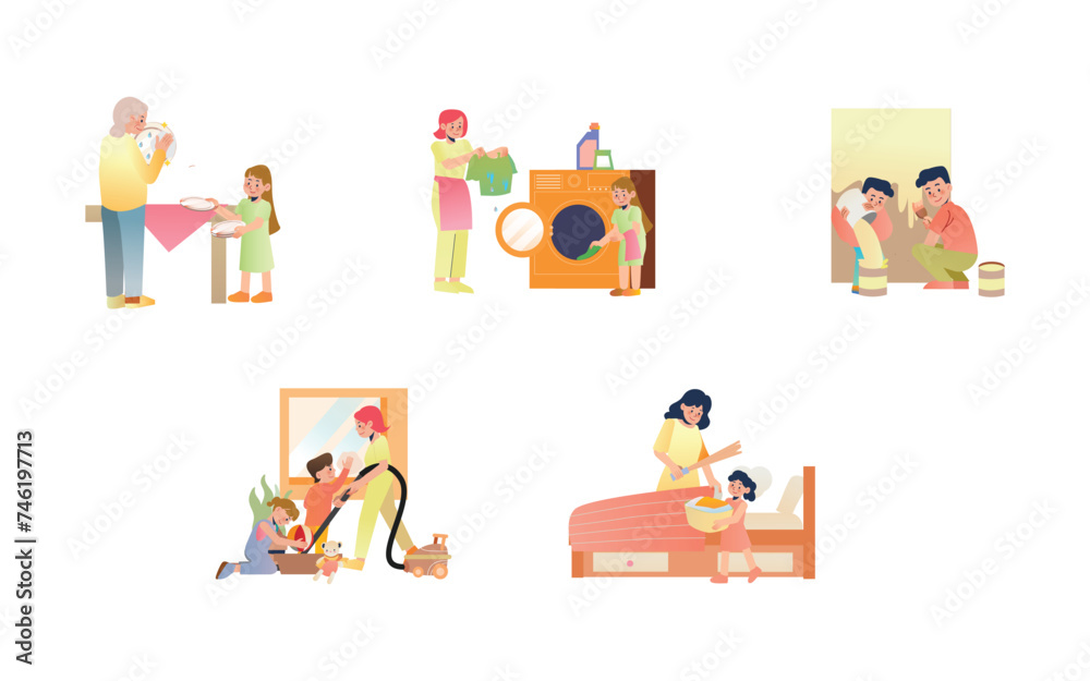 Mini Collection Of Family Cleaning Activity Mini Collection Of Family Cleaning Activity