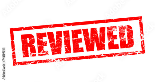 reviewed stamp
