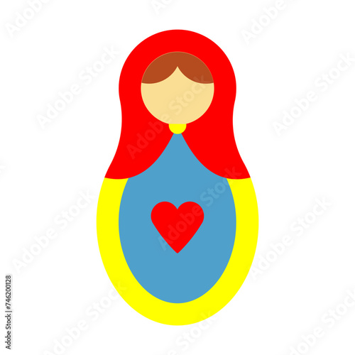 Matrioshka Flat Style
