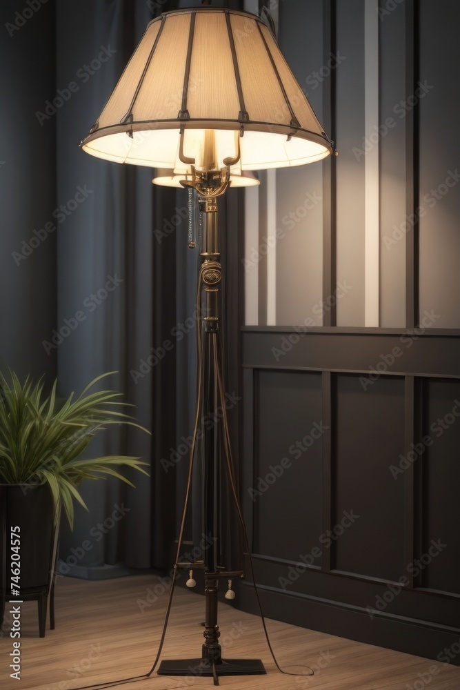 Modern floor lamp with tripod Modern floor lamp with tripod
