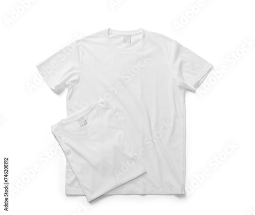 T-Shirt mockup template, PNG transparency with shadow © DN6