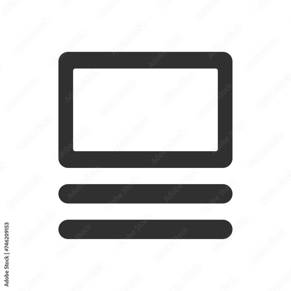 Open list black sign icon vector illustration Open list black sign icon vector illustration