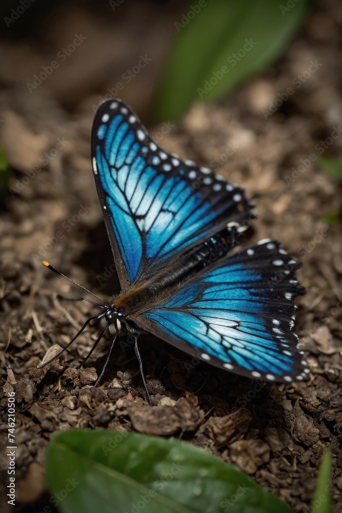 Close-up details of a colorful butterfly Close-up details of a colorful butterfly