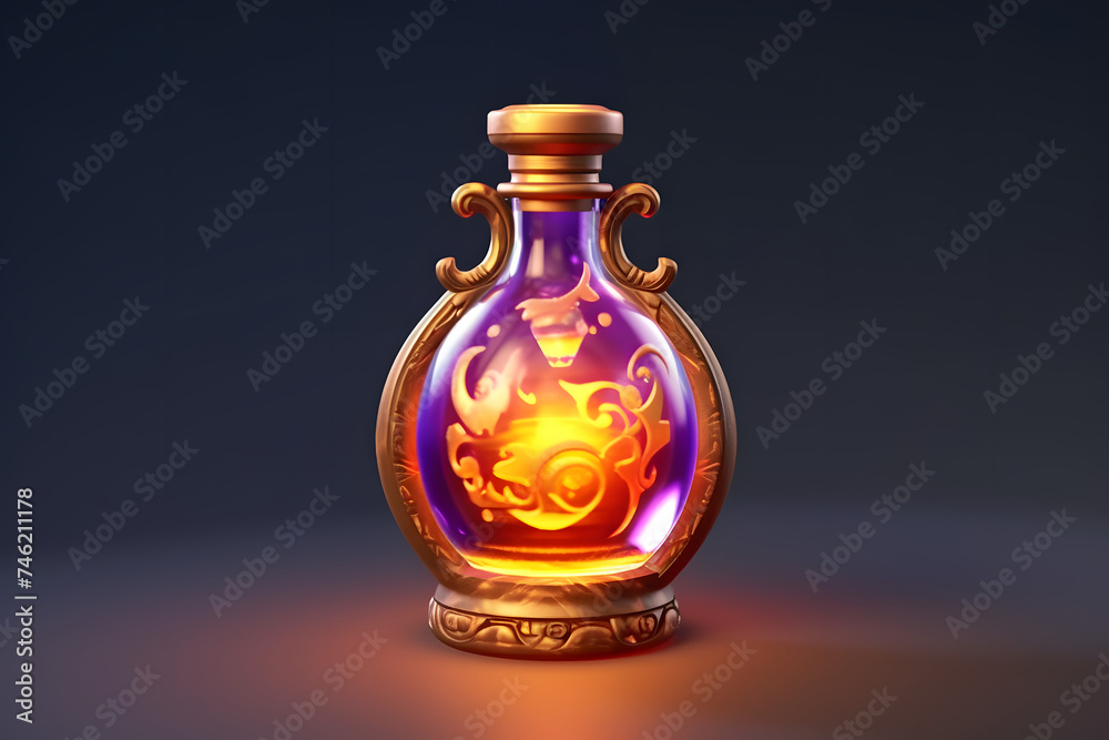 3d witches Elixir of Wisdom Potion 3d witches Elixir of Wisdom Potion