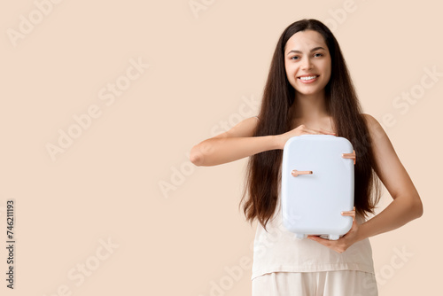 Beautiful young happy woman...