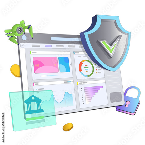Secure online banking and finance management