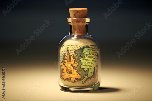 3d witch's Marauders Map Potion