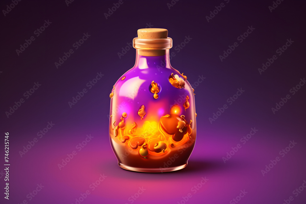 3d witch's Mind Control Elixir Potion 3d witch's Mind Control Elixir Potion