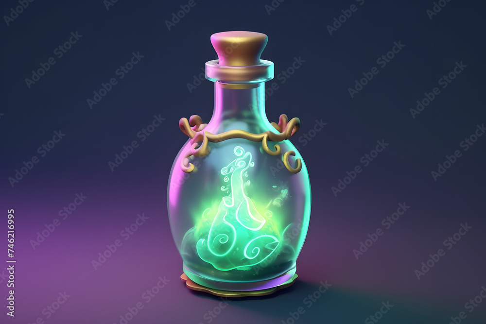 3d witch Siren's Song Potion 3d witch Siren's Song Potion
