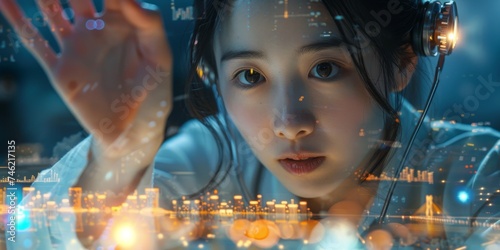 AI Generated Visions: Exploring Futuristic Architecture in Vibrant Shanghai