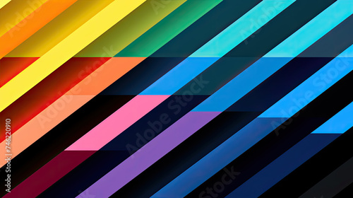 abstract colorful striped background wallpaper banner