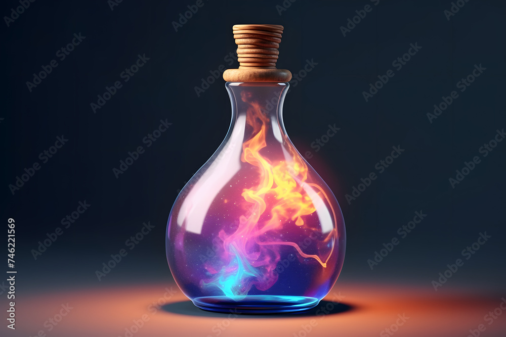 3d witch Thunderstorm Elixir Potion 3d witch Thunderstorm Elixir Potion