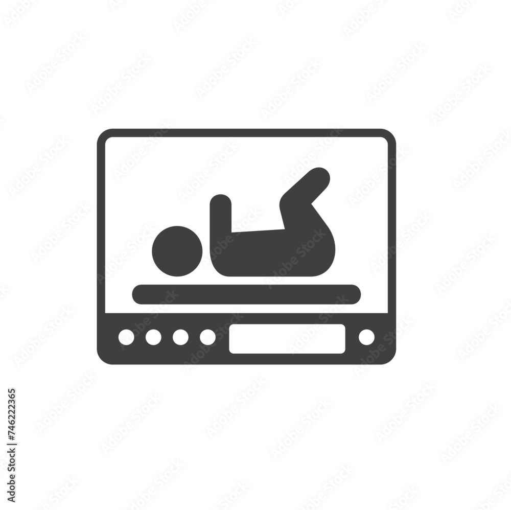 illustration of baby incubator, vector art. illustration of baby incubator, vector art.