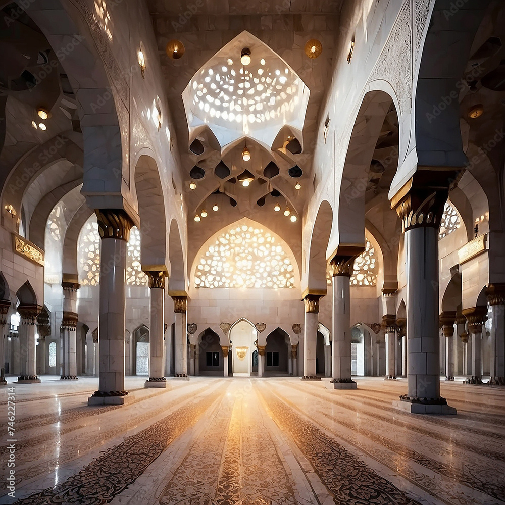 beautiful mosque islamic background