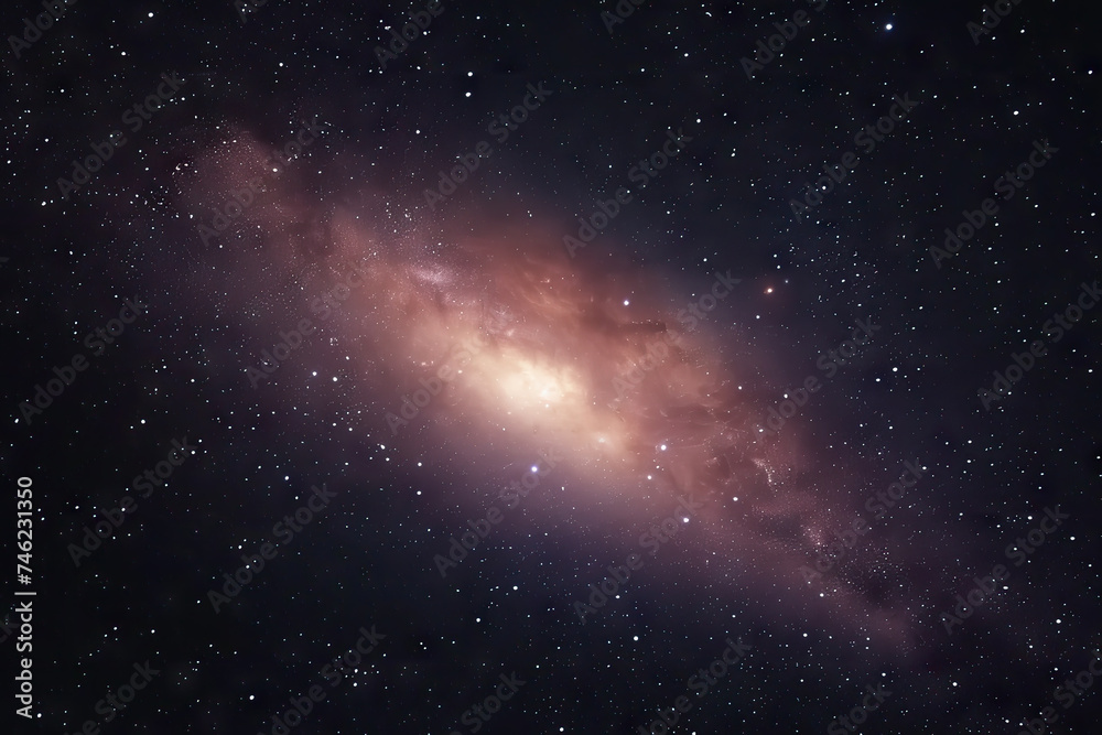 Starry Night Sky with the Andromeda Galaxy. Starry Night Sky with the Andromeda Galaxy.