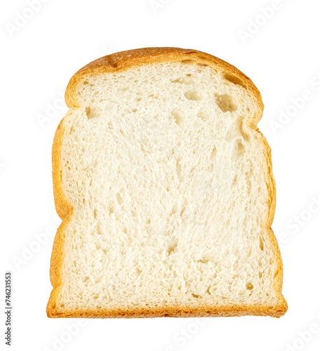 slice bread isolated