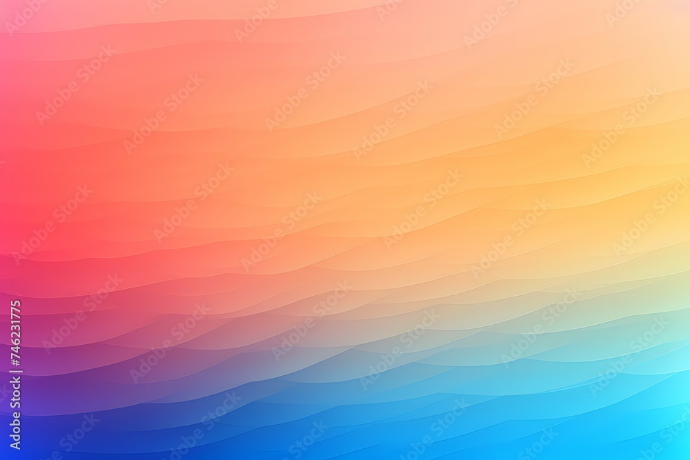 A colorful background with a blue, orange, and pink colors.