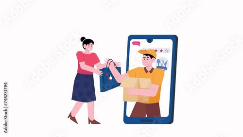 Online Food Delivery Service Animation