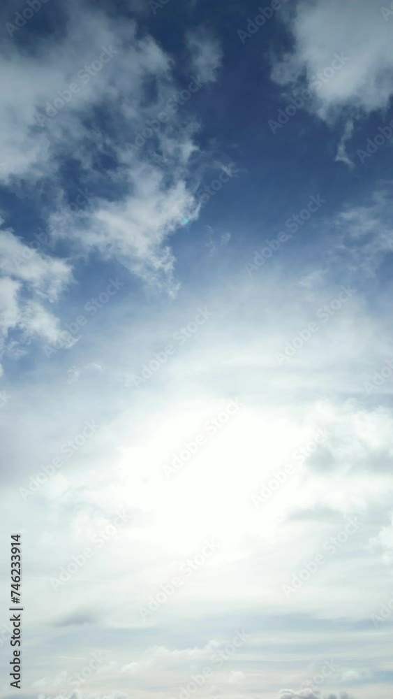 High Angle View of Fast Moving Clouds over England High Angle View of Fast Moving Clouds over England
