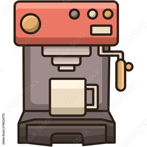 Espresso Machine Sticker