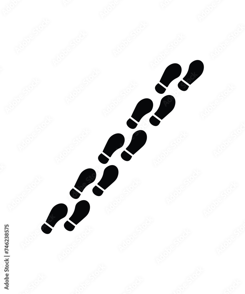 footprint icon, vector best flat icon. footprint icon, vector best flat icon.
