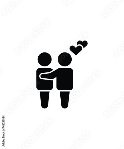 man with love icon, vector best flat icon.